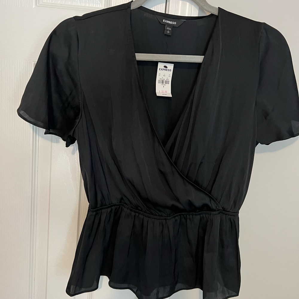 NWT Black Express blouse